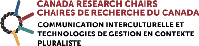 Logo de la Chaire de recherche du Canada en communication interculturelle et technologies de gestion en contexte pluraliste